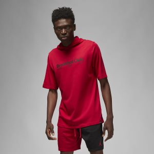 Men's Nike Air Jordan Dri-FIT Sport BC Hoodie Red / White | LJOWPVD-47