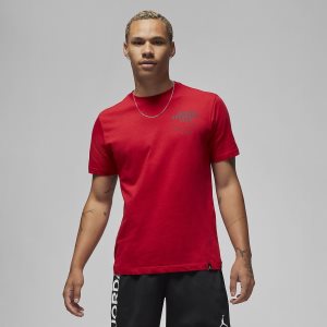 Men's Nike Air Jordan Dri-FIT Sport BC T Shirts Red / Black | ILQUORE-86
