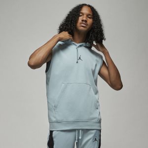 Men's Nike Air Jordan Dri-FIT Sport Hoodie Black | CWBDYIO-35