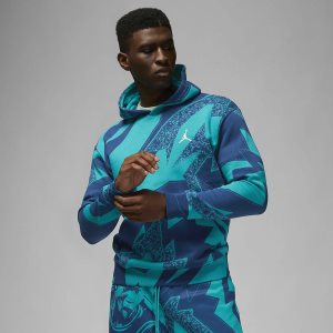 Men's Nike Air Jordan Essentials Hoodie White | UVTKJQL-47