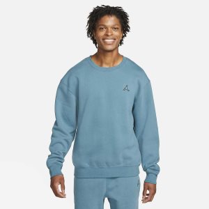 Men's Nike Air Jordan Essentials Sweaters Blue | NRKOCXZ-49