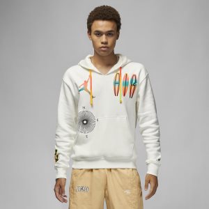 Men's Nike Air Jordan Flight MVP Hoodie Black | DVFWKUT-35