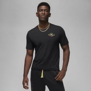 Men's Nike Air Jordan Flight MVP T Shirts Black | VSOXNGH-15