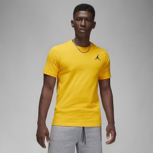 Men's Nike Air Jordan Jumpman Short Sleeve Dark Grey / Black | AYUKZXD-65