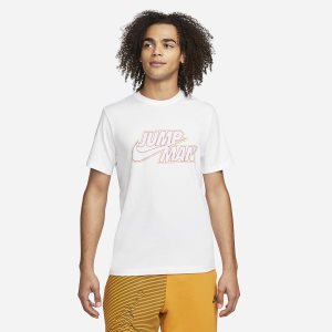 Men's Nike Air Jordan Jumpman T Shirts White | HFYTDNG-05