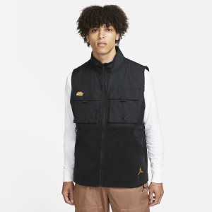 Men's Nike Air Jordan Jumpman Vest Black / Black | KZVGUDP-53