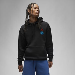 Men's Nike Air Jordan Luka Hoodie Black | LPFHCTW-58