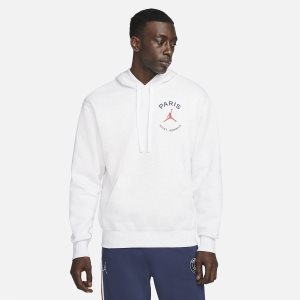 Men's Nike Air Jordan Paris Saint-Germain Hoodie Navy / Navy | UPWKQVG-34