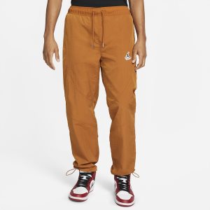 Men's Nike Air Jordan Statement Essentials Pants Brown | TBMLSKF-94