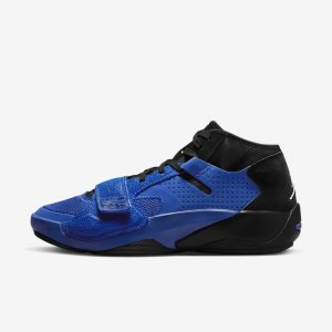 Men's Nike Air Jordan Zion 2 Basketball Shoes Royal / Black / White | VKRQZGP-16