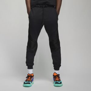 Men's Nike Air Jordan Zion Pants Black | GEBPJTC-19