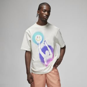 Men's Nike Air Jordan x J Balvin T Shirts Multicolor | YXEUORQ-14