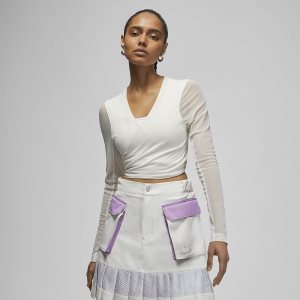 Women's Nike Air Jordan 23 Engineered Tops Purple | LKPZSCQ-49