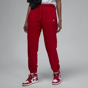 Women's Nike Air Jordan Brooklyn Pants Red / White | FJSTUHD-52