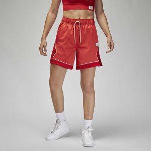 Women's Nike Air Jordan Essentials Shorts Red | UVJZAWB-09