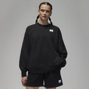 Women's Nike Air Jordan Flight Sweaters Black | HDNMOQZ-46