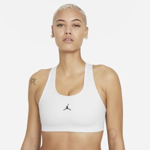 Women's Nike Air Jordan Jumpman Sports Bra Red | FZMHAPG-60