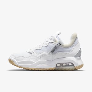 Women's Nike Air Jordan MA2 Lifestyle Shoes White / Platinum / Black | PGODFSW-63