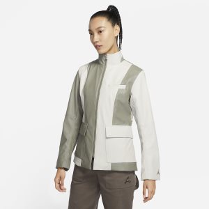Women's Nike Air Jordan New Classics Capsule 2.0 Tops Light Beige / Silver | TJMVRCI-02