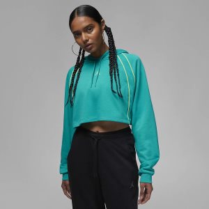 Women's Nike Air Jordan Sport Pullover Turquoise / Blue / Light Green / Light Green | GNXAOWF-48